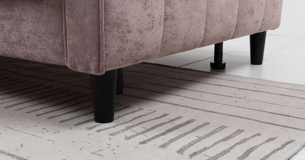 Диван-кровать прямой Арно ТД 567 велюр Лаки 17 пепел розы, Vertical 910 молочно-серый