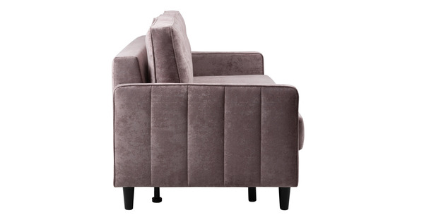 Диван-кровать прямой Арно ТД 567 велюр Лаки 17 пепел розы, Vertical 910 молочно-серый