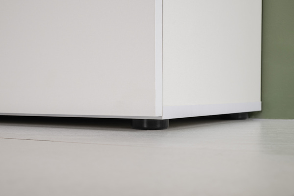 Прихожая Эйр композиция 1 белый PE шагрень, собирается на любую сторону