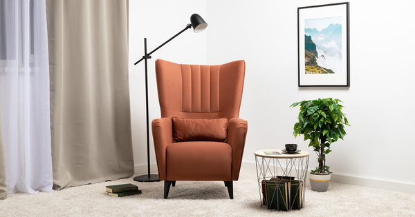 Кресло для отдыха Феличе ТК 527 велюр Велутто 55 терракотовый