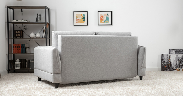 Диван-кровать прямой Макс ТД 285 жаккард Анри 31 светло-серый