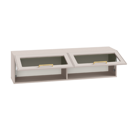 Шкаф навесной Ричфорд 16.328 кашемир 5981 BS, моно керамика D166-2 ПВХ