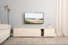 Тумба под ТВ Тайл 16.62 сатин 7045 SU, эмили блаш U9135, белый PE шагрень, напольная/навесная установка, собирается на любую сторону