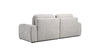 Диван-кровать прямой Тэдди 1506 композиция 1, букле Pique 011 серый, модульная система