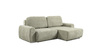 Диван-кровать угловой Тэдди 1503 композиция 2, букле Pique 007 оливковый, модульная система, сборка на любую сторону
